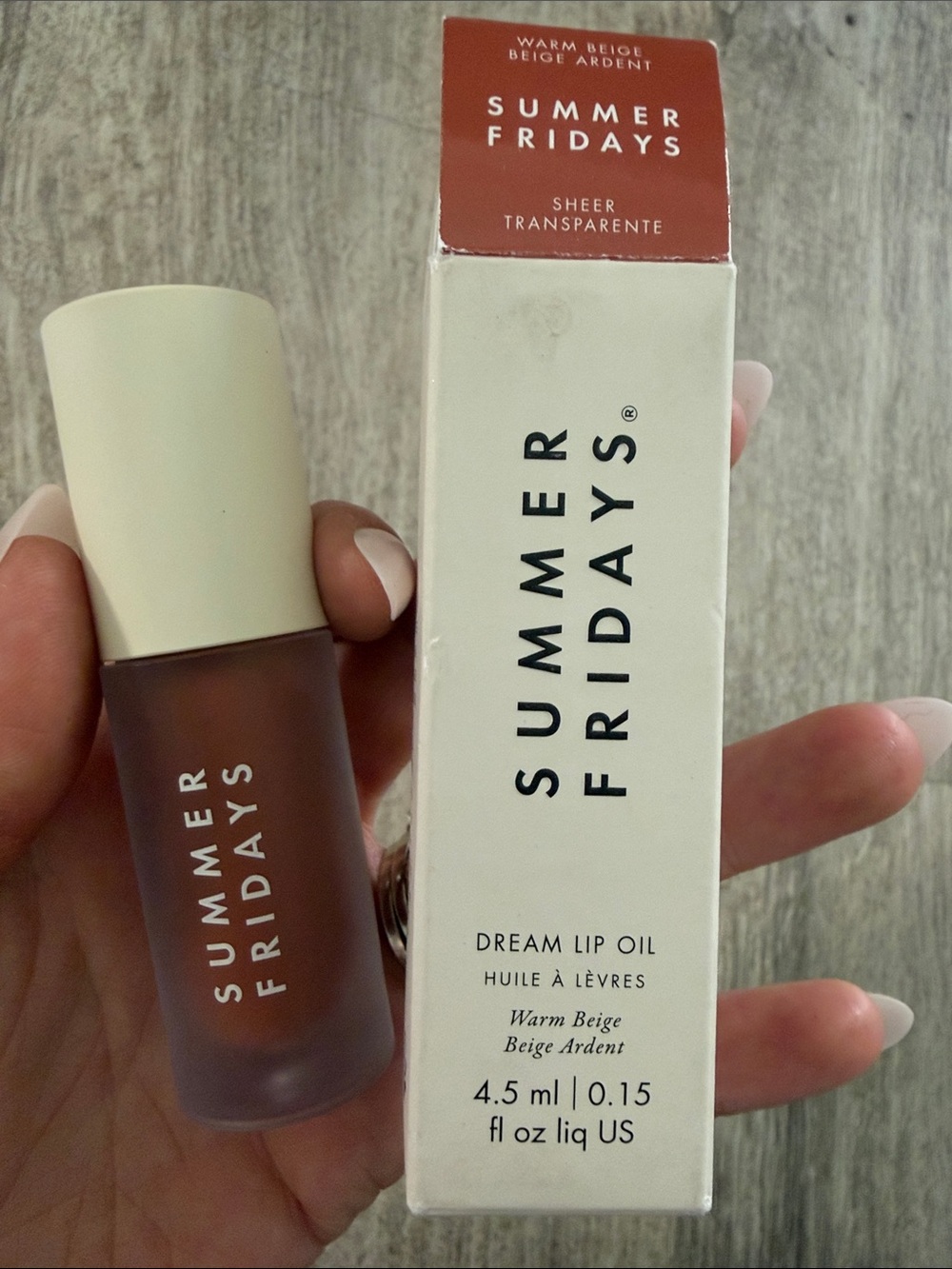 Summer Fridays Dream Lip Oil - Warm Beige
